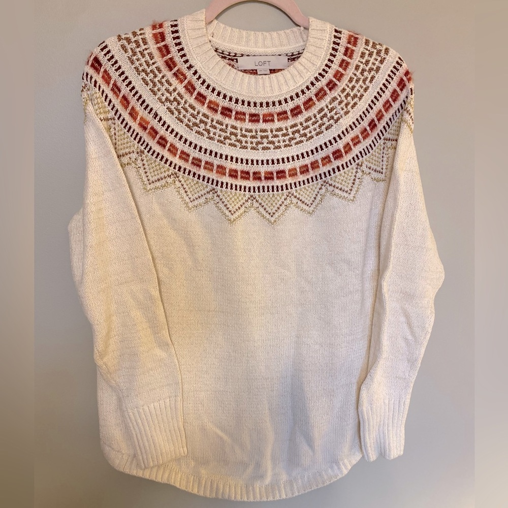 Loft Maternity holiday sweater